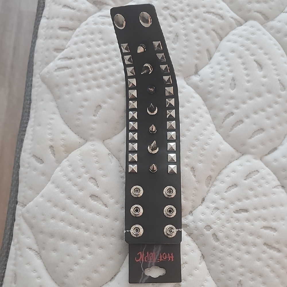 Hot Topic Black Studded Bracelet